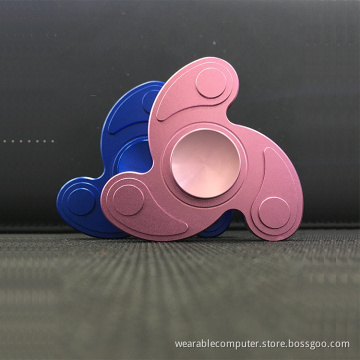 New arrival Aluminum Alloy fidget spinner Top quality Bearing Hand Spinner Toys Tri-spinner